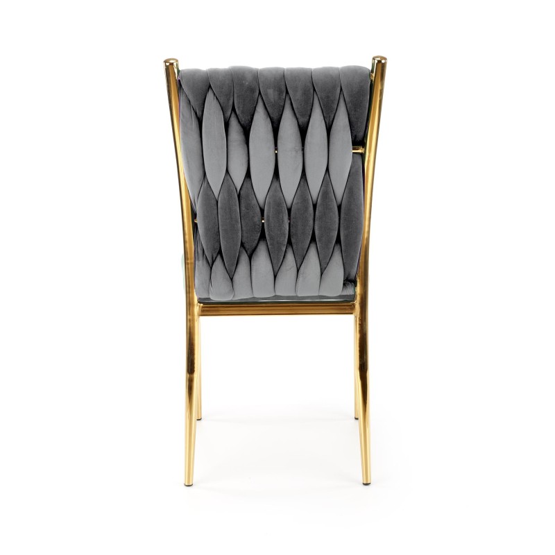 'K436 Ash Grey/Gold Chair' 'K436 Ash Grey/Gold Chair'