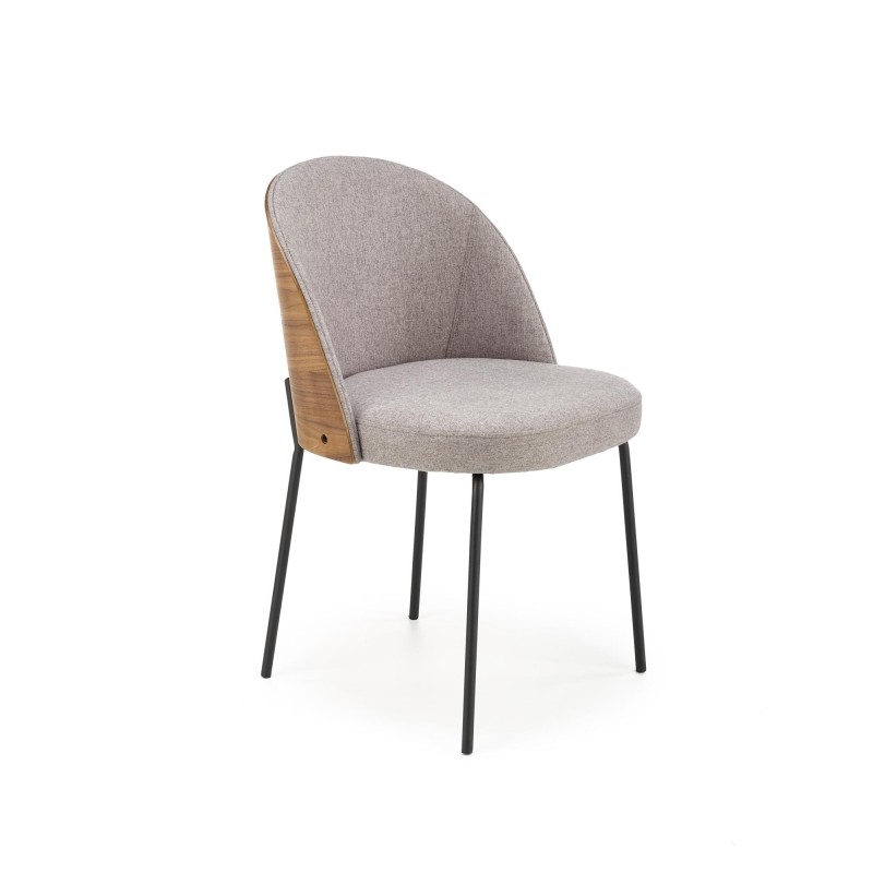 'K451 Ash Grey/Light Walnut Chair' 'K451 Ash Grey/Light Walnut Chair'