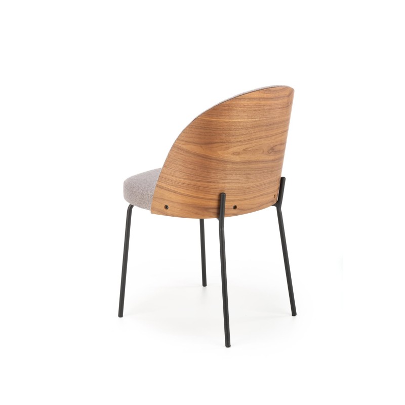 'K451 Ash Grey/Light Walnut Chair' 'K451 Ash Grey/Light Walnut Chair'