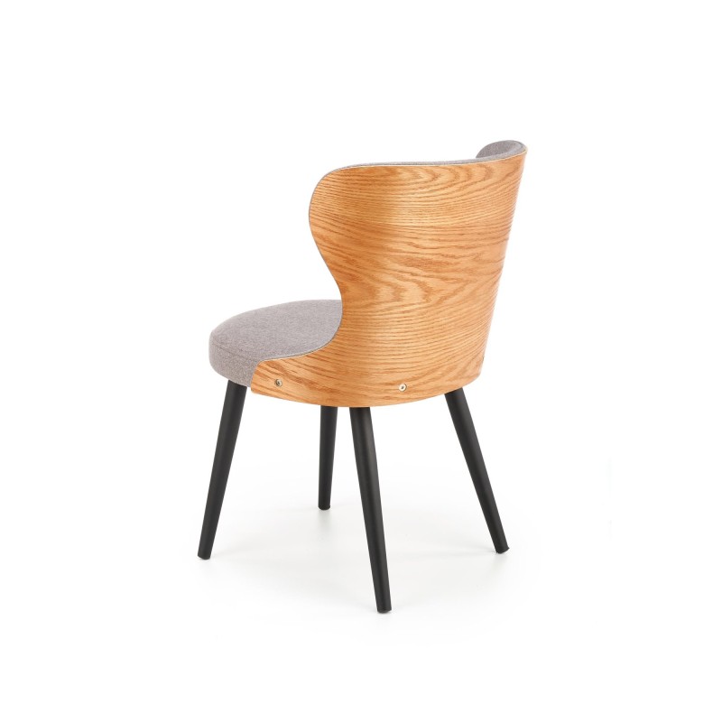 'K452 Ash Grey/Natural Oak Chair' 'K452 Ash Grey/Natural Oak Chair'