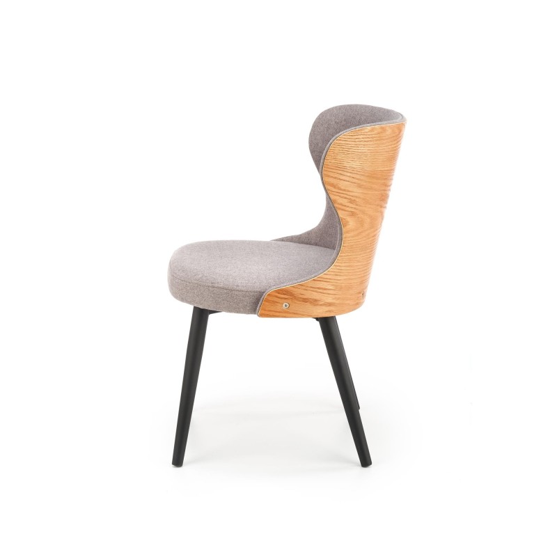 'K452 Ash Grey/Natural Oak Chair' 'K452 Ash Grey/Natural Oak Chair'