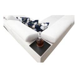 Ecksofa Prestige IX mit Schlaffunktion und USB-Anschluss - Weich im Griff, Freya 210.02 + Tauro 8203 Ecksofa Prestige IX mit Schlaffunktion und USB-Anschluss - Weich im Griff, Freya 210.02 + Tauro 8203
