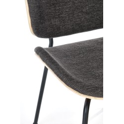 'K467 Natural Oak Chair / Upholstery: Dark Ash' 'K467 Natural Oak Chair / Upholstery: Dark Ash'