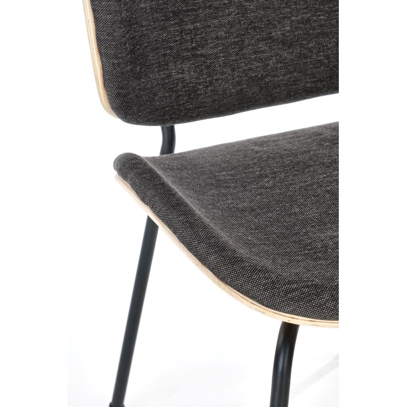 'K467 Natural Oak Chair / Upholstery: Dark Ash' 'K467 Natural Oak Chair / Upholstery: Dark Ash'