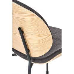 'K467 Natural Oak Chair / Upholstery: Dark Ash' 'K467 Natural Oak Chair / Upholstery: Dark Ash'