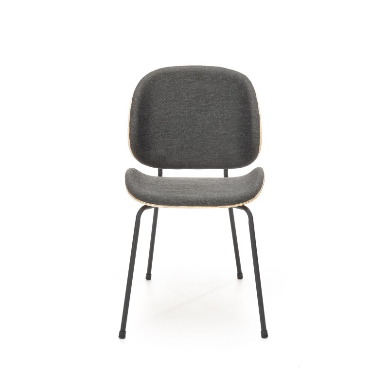 'K467 Natural Oak Chair / Upholstery: Dark Ash' 'K467 Natural Oak Chair / Upholstery: Dark Ash'