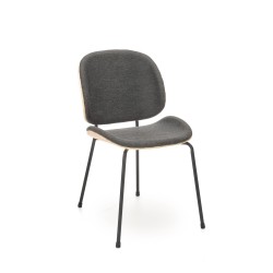 'K467 Natural Oak Chair / Upholstery: Dark Ash' 'K467 Natural Oak Chair / Upholstery: Dark Ash'