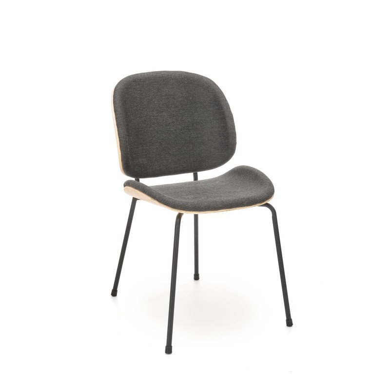 'K467 Natural Oak Chair / Upholstery: Dark Ash' 'K467 Natural Oak Chair / Upholstery: Dark Ash'
