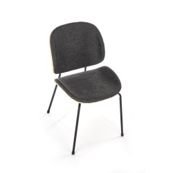 'K467 Natural Oak Chair / Upholstery: Dark Ash' 'K467 Natural Oak Chair / Upholstery: Dark Ash'