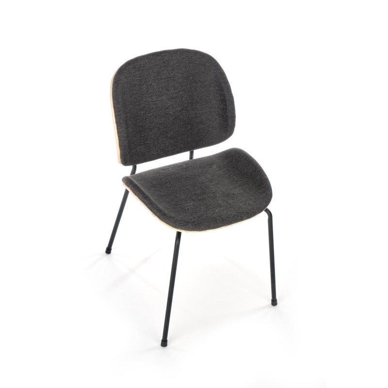 'K467 Natural Oak Chair / Upholstery: Dark Ash' 'K467 Natural Oak Chair / Upholstery: Dark Ash'