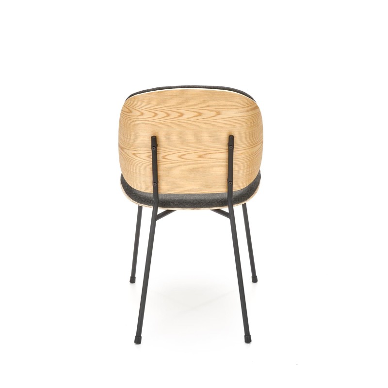 'K467 Natural Oak Chair / Upholstery: Dark Ash' 'K467 Natural Oak Chair / Upholstery: Dark Ash'