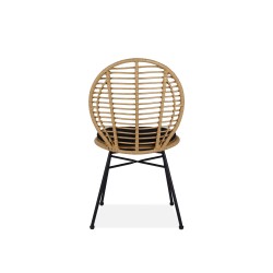 'K472 Natural/Black Chair' 'K472 Natural/Black Chair'