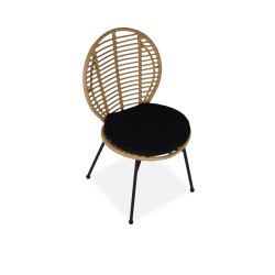 'K472 Natural/Black Chair' 'K472 Natural/Black Chair'
