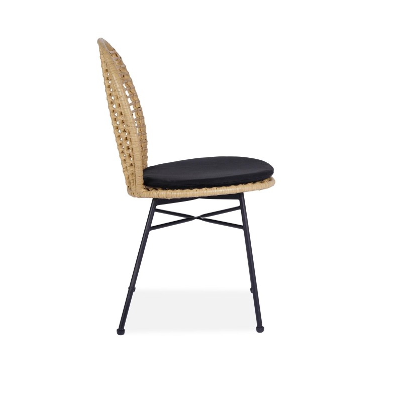 'K472 Natural/Black Chair' 'K472 Natural/Black Chair'