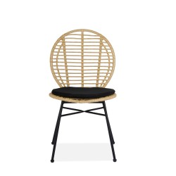 'K472 Natural/Black Chair' 'K472 Natural/Black Chair'