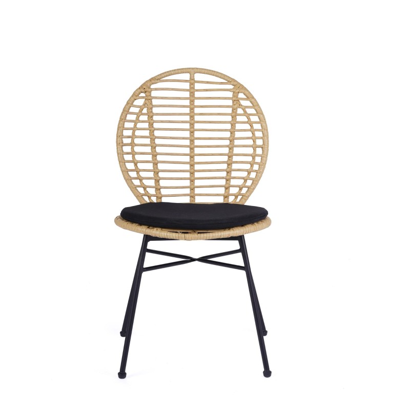 'K472 Natural/Black Chair' 'K472 Natural/Black Chair'