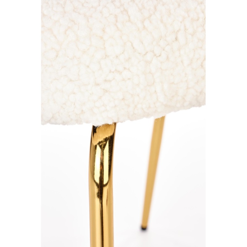 'K474 Cream-Gold Chair' 'K474 Cream-Gold Chair'