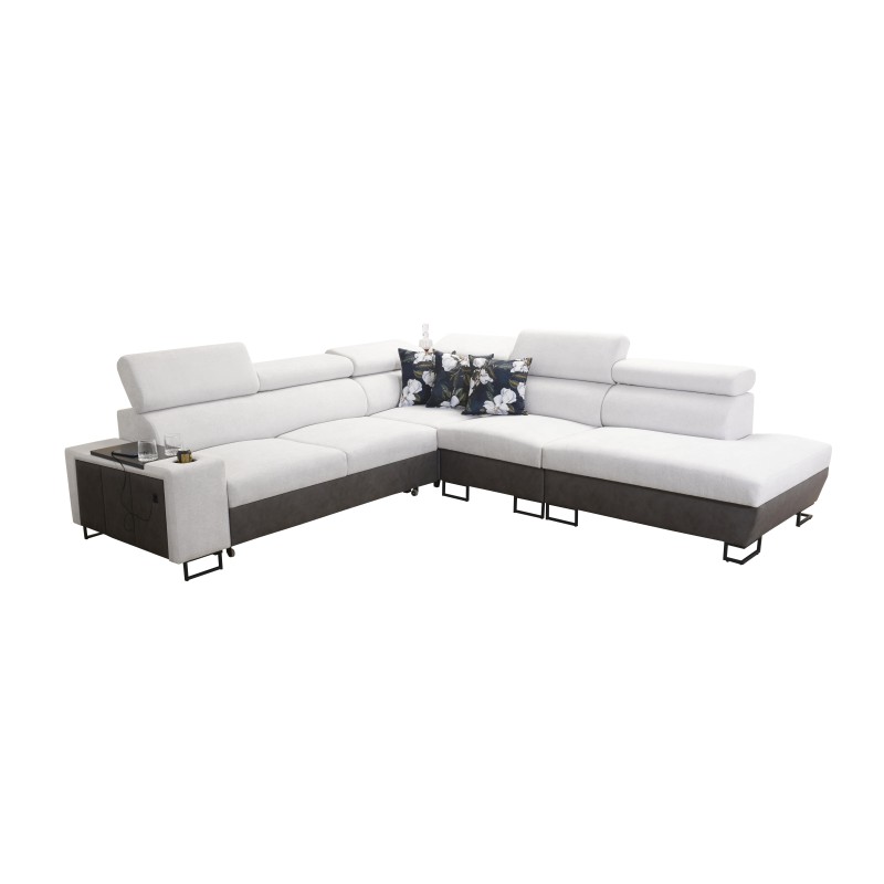Prestige IX Ecksofa mit Schlaffunktion und USB-Anschluss - Weich im Griff, Freya 210.02 + Tauro 8202 Prestige IX Ecksofa mit Schlaffunktion und USB-Anschluss - Weich im Griff, Freya 210.02 + Tauro 8202