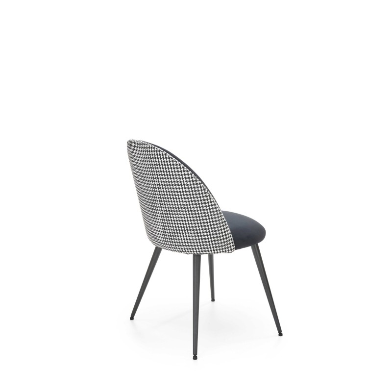 'K478 Black - White Chair' 'K478 Black - White Chair'