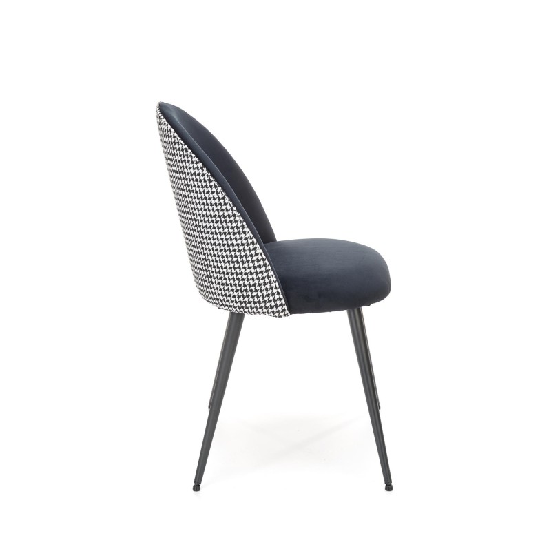 'K478 Black - White Chair' 'K478 Black - White Chair'