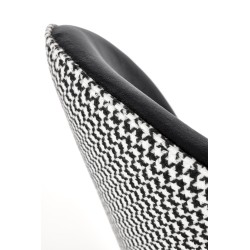 'K478 Black - White Chair' 'K478 Black - White Chair'