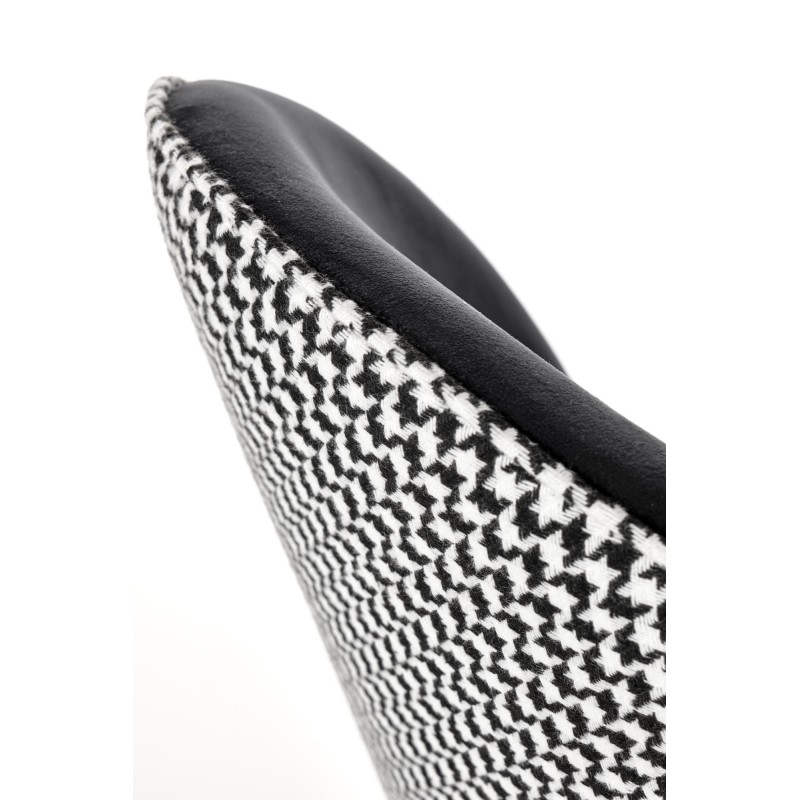 'K478 Black - White Chair' 'K478 Black - White Chair'