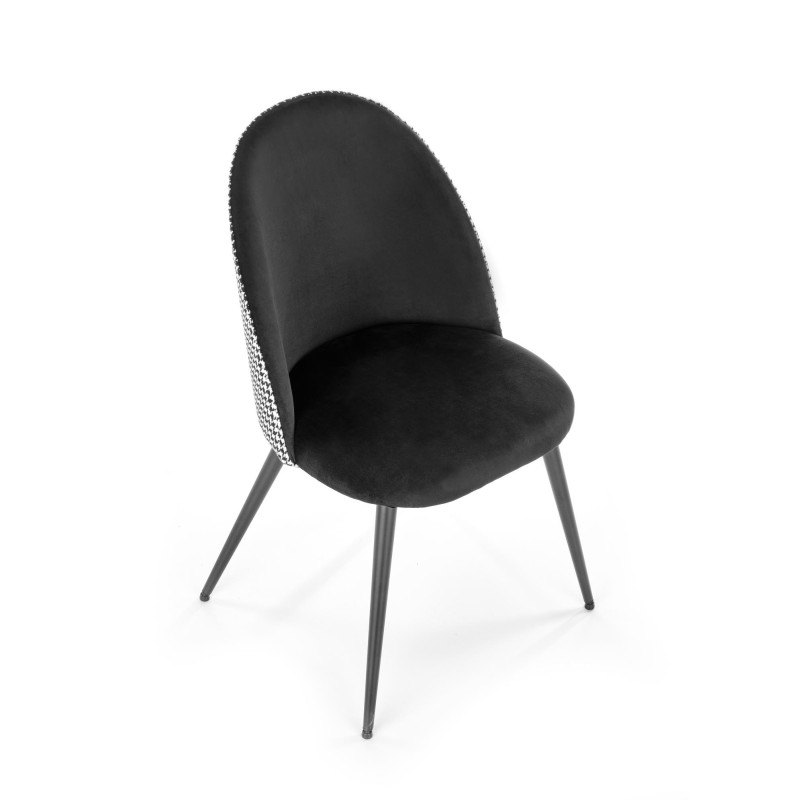 'K478 Black - White Chair' 'K478 Black - White Chair'