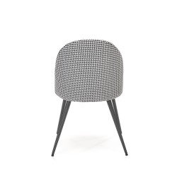 'K478 Black - White Chair' 'K478 Black - White Chair'