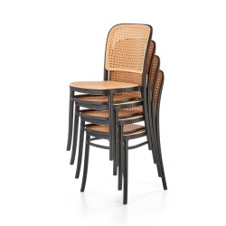 K483 krzesło naturalny/czarny (1p 4szt) K483 krzesło naturalny/czarny (1p 4szt)