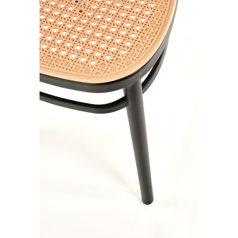 'K483 Natural/Black Chair' 'K483 Natural/Black Chair'