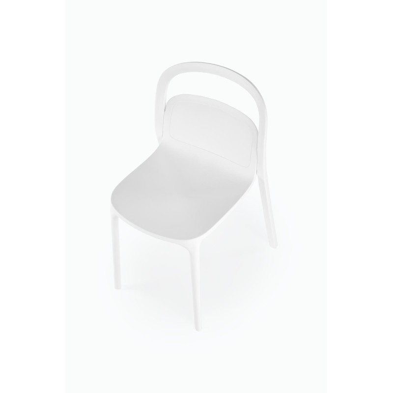 K490 krzesło plastik biały (1p 4szt) K490 krzesło plastik biały (1p 4szt)