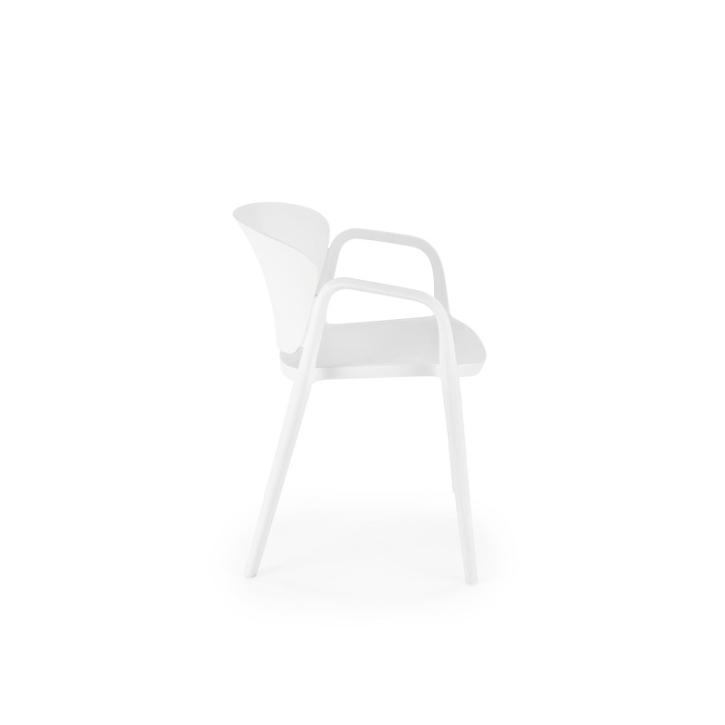 'K491 White Plastic Chair' 'K491 White Plastic Chair'