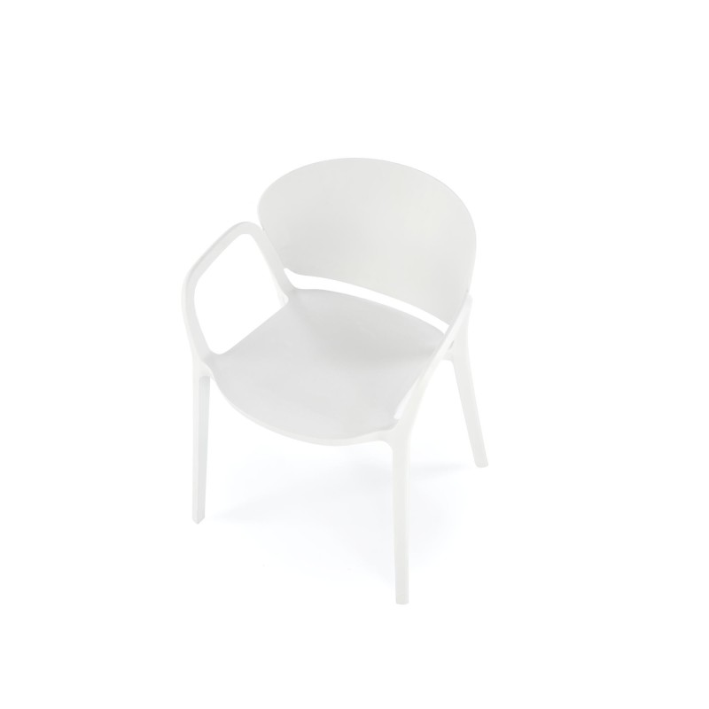'K491 White Plastic Chair' 'K491 White Plastic Chair'