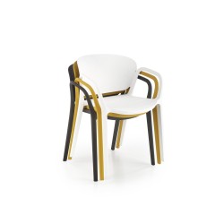 'K491 White Plastic Chair' 'K491 White Plastic Chair'