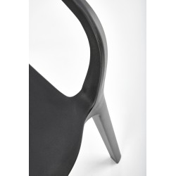 'K491 Black Plastic Chair' 'K491 Black Plastic Chair'