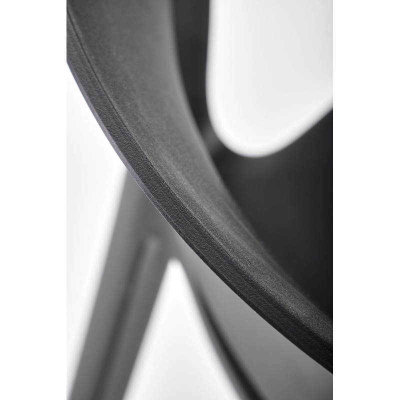'K491 Black Plastic Chair' 'K491 Black Plastic Chair'