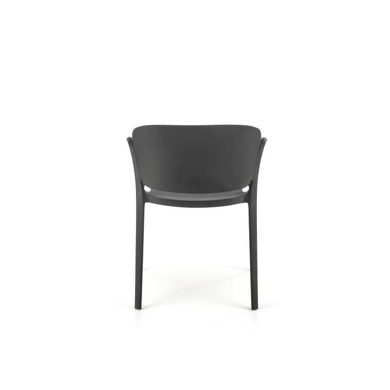 'K491 Black Plastic Chair' 'K491 Black Plastic Chair'