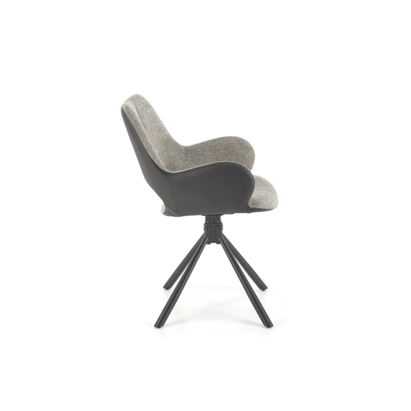 'K494 Ash Grey / Black Chair' 'K494 Ash Grey / Black Chair'