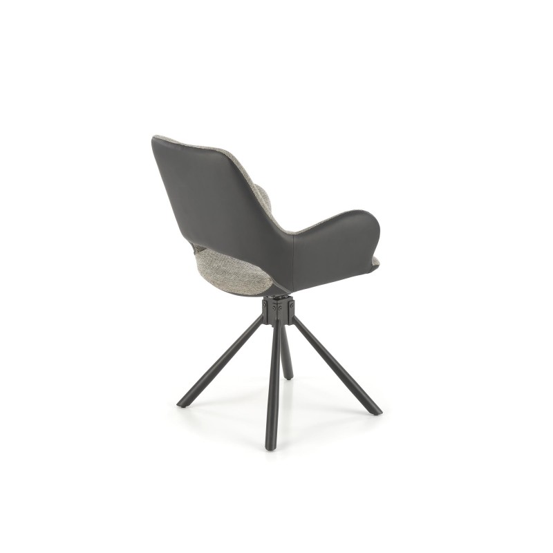 'K494 Ash Grey / Black Chair' 'K494 Ash Grey / Black Chair'