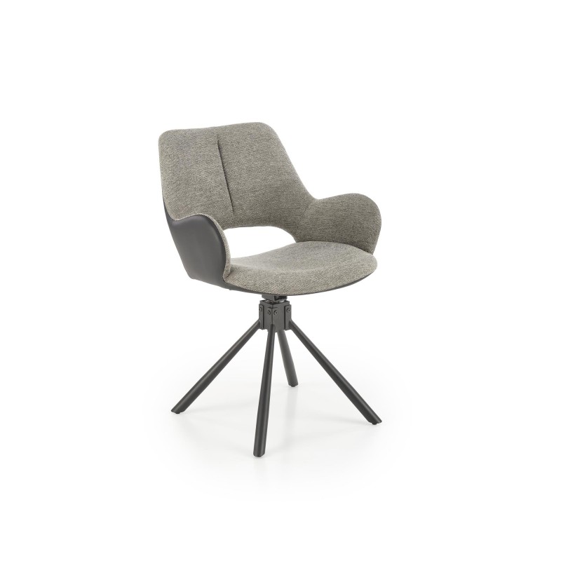 'K494 Ash Grey / Black Chair' 'K494 Ash Grey / Black Chair'