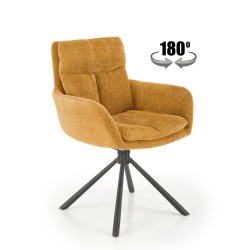 K495 krzesło musztardowe (1p 2szt)
