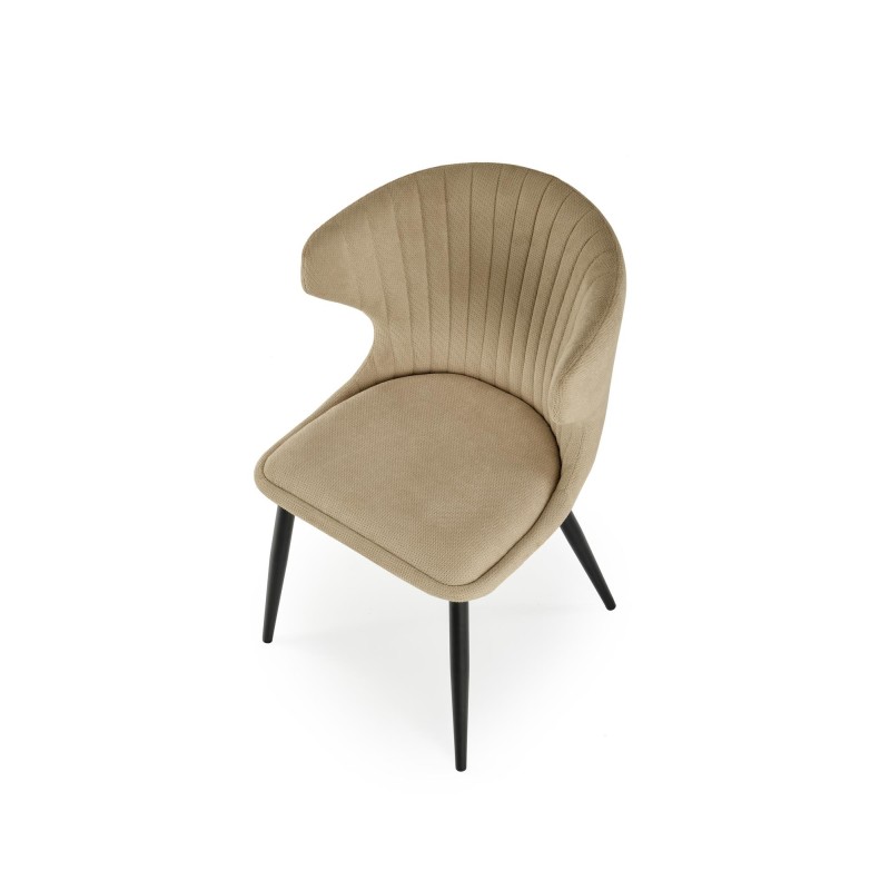 'K496 Dark Beige Chair' 'K496 Dark Beige Chair'