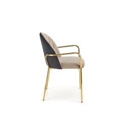 'K500 Beige / Black Chair' 'K500 Beige / Black Chair'