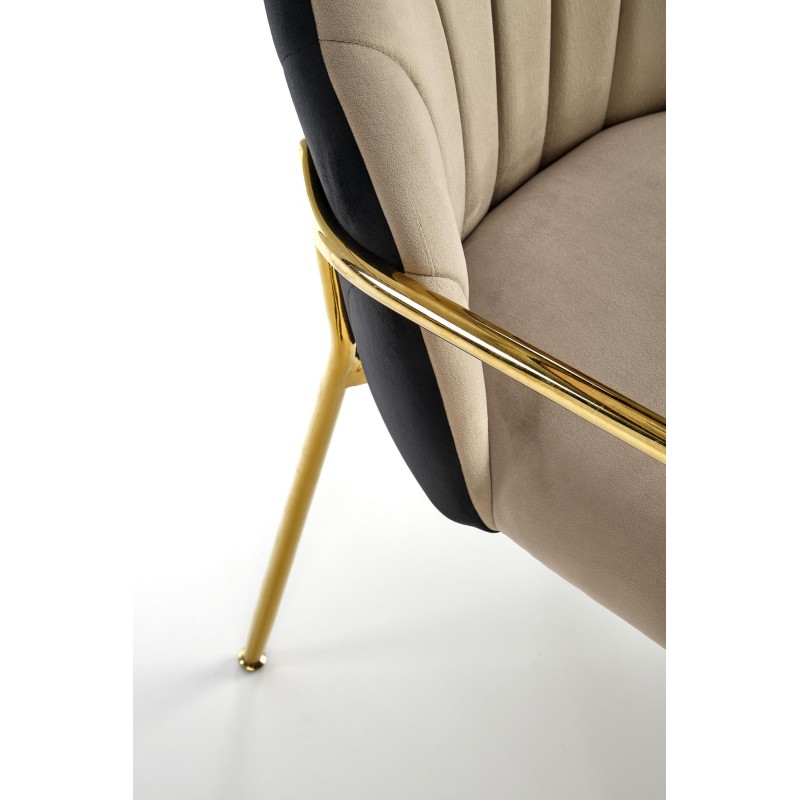 'K500 Beige / Black Chair' 'K500 Beige / Black Chair'