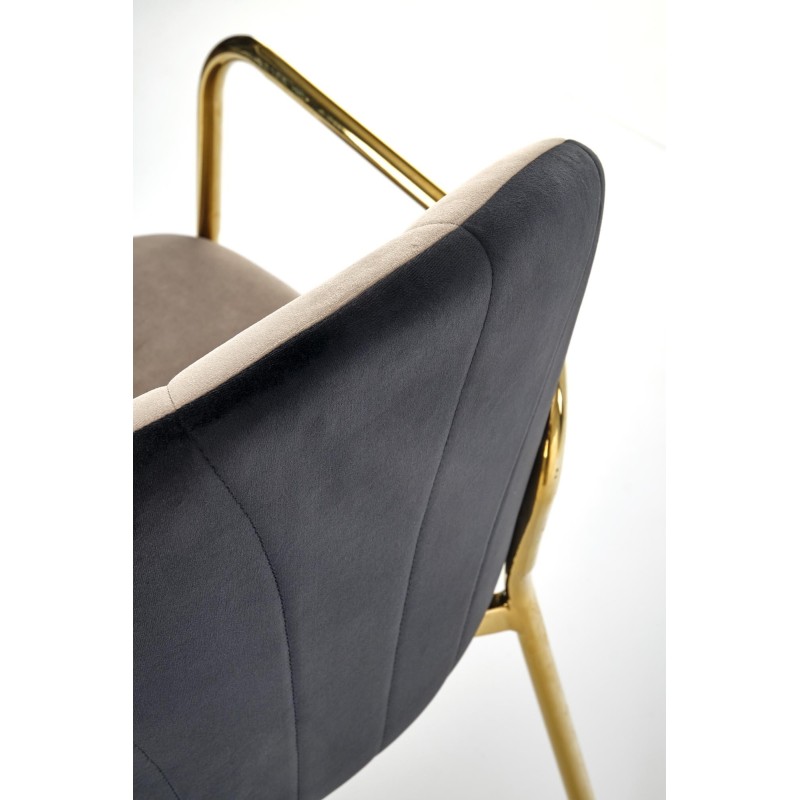 'K500 Beige / Black Chair' 'K500 Beige / Black Chair'