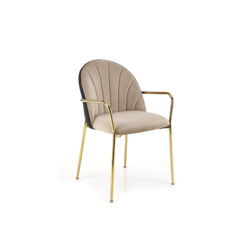 'K500 Beige / Black Chair' 'K500 Beige / Black Chair'