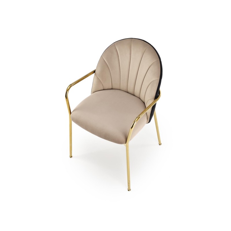 'K500 Beige / Black Chair' 'K500 Beige / Black Chair'