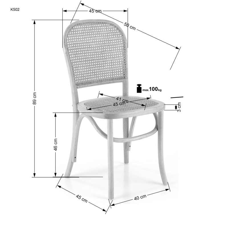 'K502 Natural Chair' 'K502 Natural Chair'