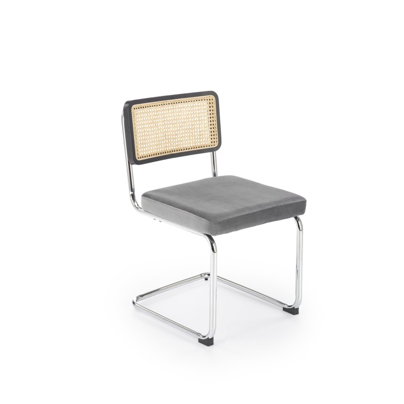 'K504 Ash Grey / Black Chair'
