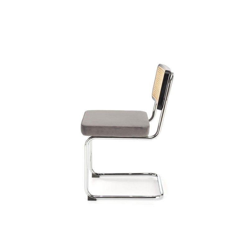 'K504 Ash Grey / Black Chair' 'K504 Ash Grey / Black Chair'